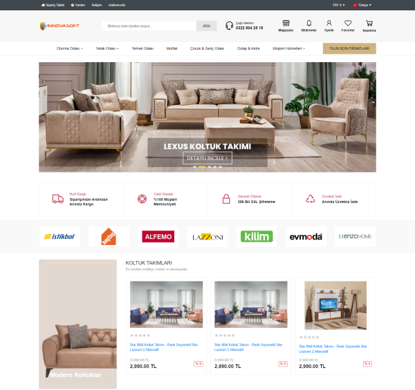 FURNITURE E-COMMERCE SOFTWARE