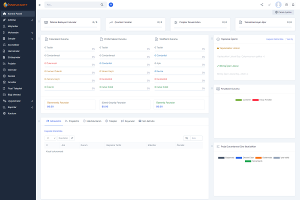 İNNOVASOFT - ÖZEL ERP YAZILIMI YAPAY ZEKA DESTEKLİ 200+ MODÜL